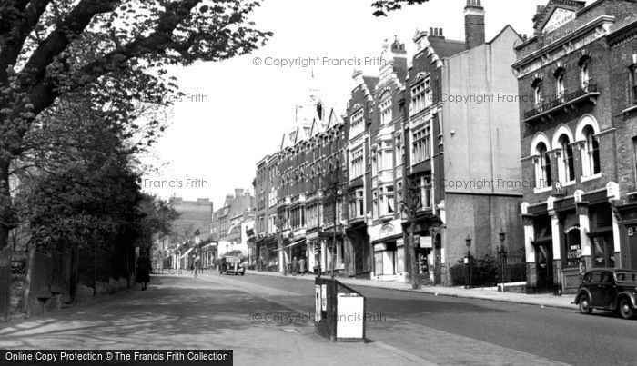 Photo of Hampstead, Rosslyn Hill c.1955