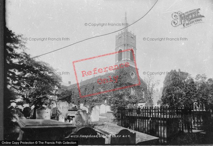 Photo of Hampstead, St John's Church 1898