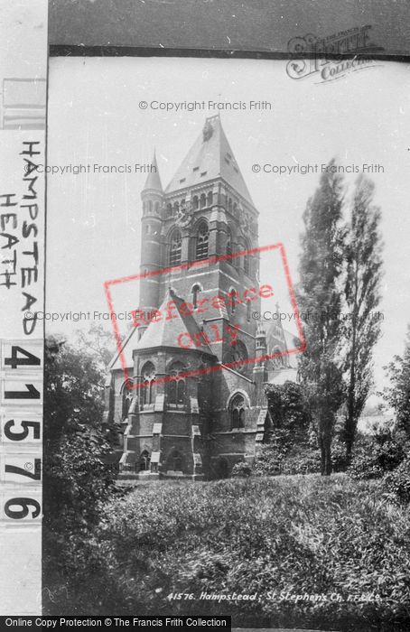 Photo of Hampstead, St Stephen's Church 1898