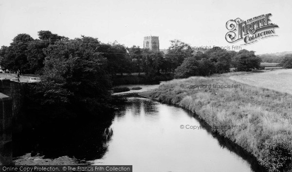 Photo of Hampsthwaite, The Church And River c.1960