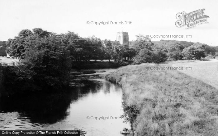 Photo of Hampsthwaite, The Church And River c.1960