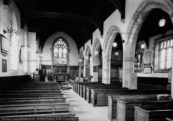 Photo of Hampsthwaite, The Church Interior c.1960
