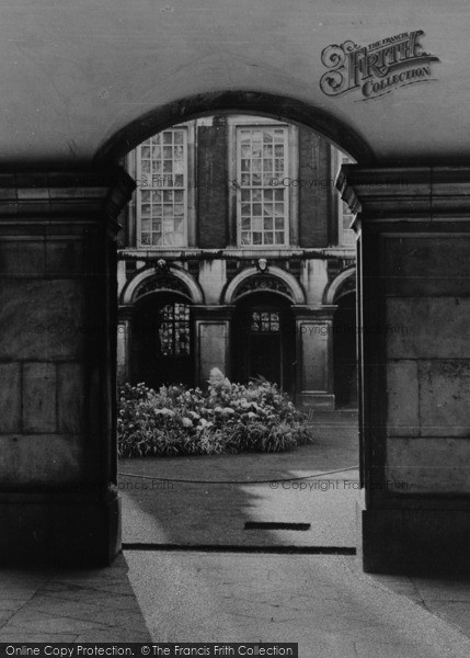 Photo of Hampton Court, A View Through An Archway c.1955