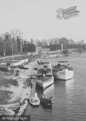Boats On The River  c.1950, Hampton Court
