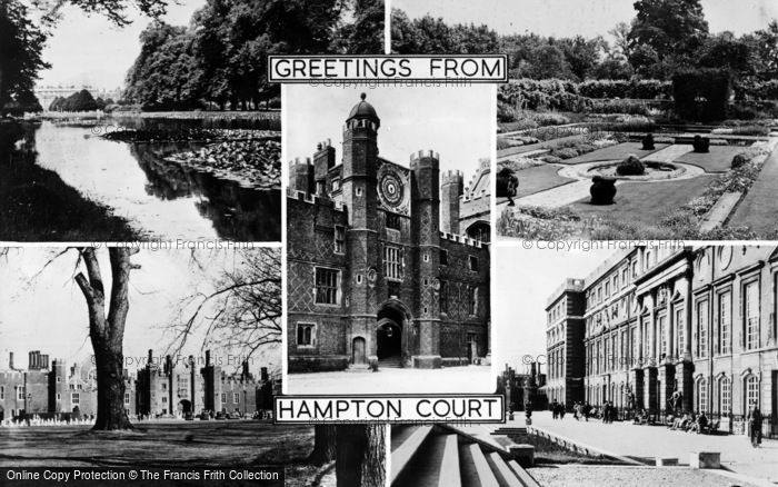Photo of Hampton Court, Composite c.1955