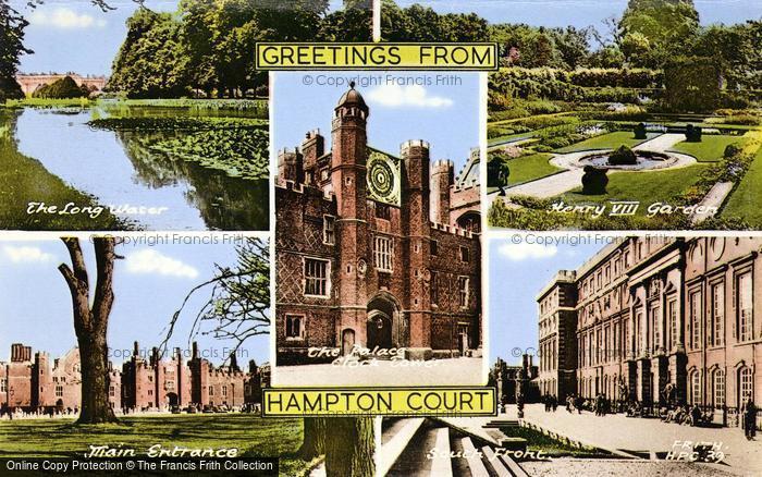 Photo of Hampton Court, Composite c.1955