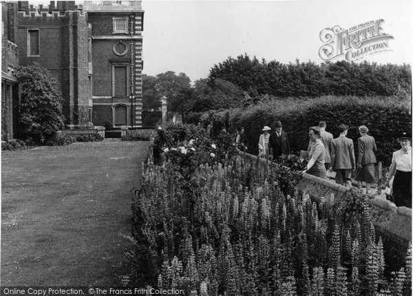 Photo of Hampton Court, Flower Beds c.1950