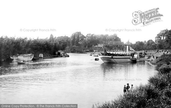 Photo of Hampton Court, On The River Thames 1896