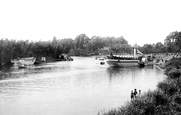 On The River Thames 1896, Hampton Court