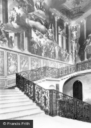Palace, The King's Staircase c.1950, Hampton Court