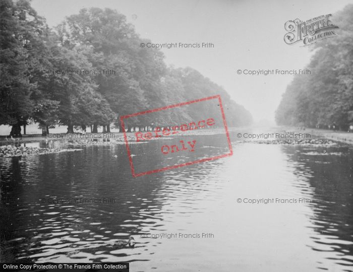 Photo of Hampton Court, The Long Water c.1937