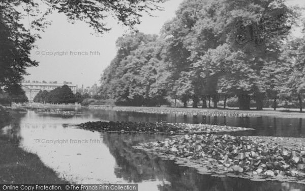 Photo of Hampton Court, The Long Water c.1950
