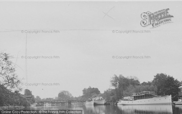 Photo of Hampton Court, The River c.1950