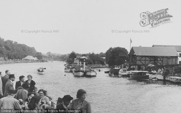 Photo of Hampton Court, The River c.1955
