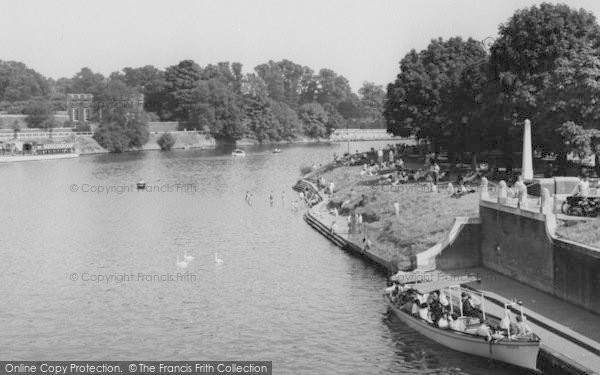 Photo of Hampton Court, The River c.1960