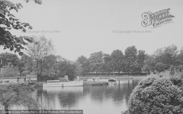 Photo of Hampton Court, The River From Gardens c.1950