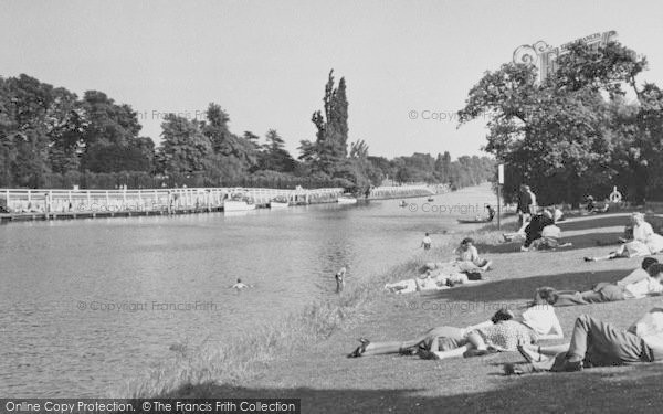 Photo of Hampton Court, The Thames c.1950