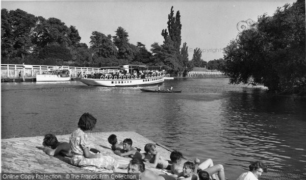 Photo of Hampton Court, The Thames c.1955