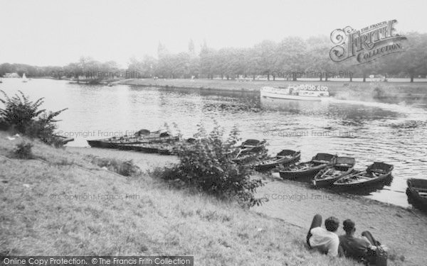 Photo of Hampton Court, The Thames c.1960