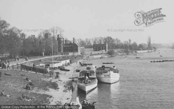 Photo of Hampton Court, View From River Bridge c.1950