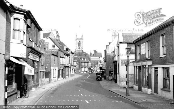 Photo of Hampton, Thames Street 1950