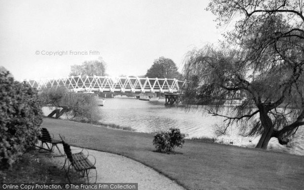 Photo of Hampton, The Bridge c.1955