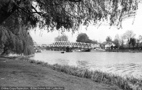 Photo of Hampton, The Bridge c.1955
