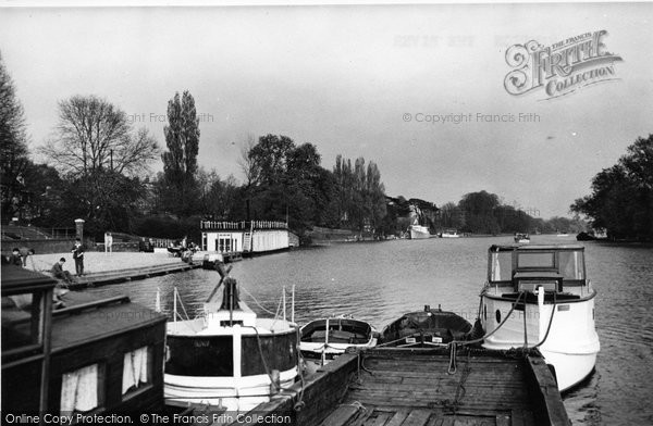 Photo of Hampton, The River Thames c.1950