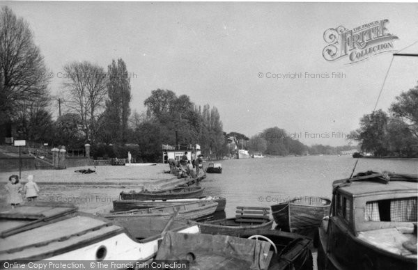 Photo of Hampton, The River Thames c.1955
