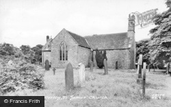 St James' Church c.1955, Hamsterley
