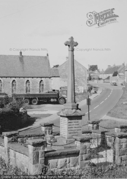 Photo of Hamsterley, The Memorial c.1965