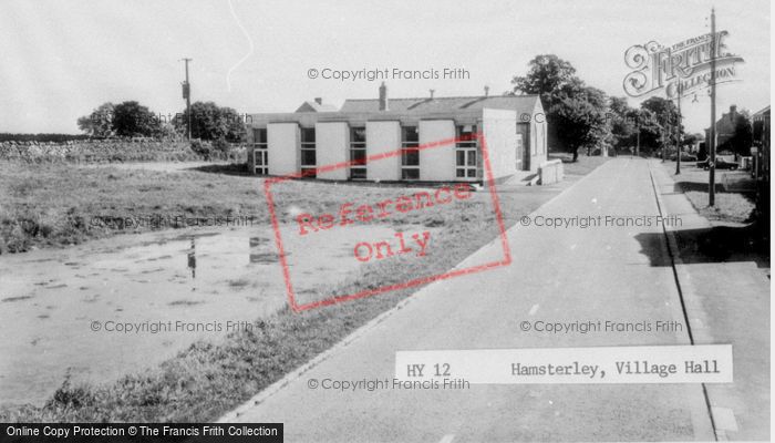 Photo of Hamsterley, The Village Hall c.1955