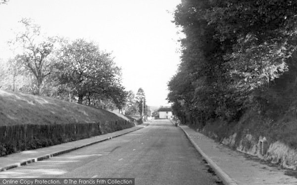 Photo of Hamstreet, Approach To The Village c.1960