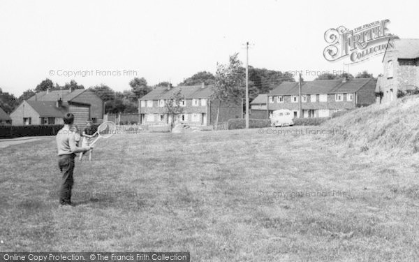 Photo of Hamstreet, Children Playing Tennis, Fairfield Terrace c.1965