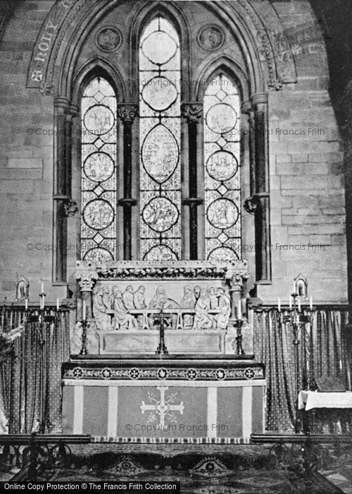 Photo of Hanbury, Church Interior c.1955