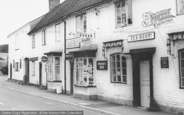 Photo of Hanbury, Main Road, Shops And Tea Room c.1965