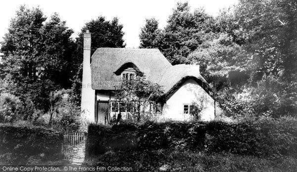Photo of Hanbury, Thatched Cottage c.1965