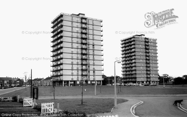 Photo of Handforth, Skyscraper Flats c.1965