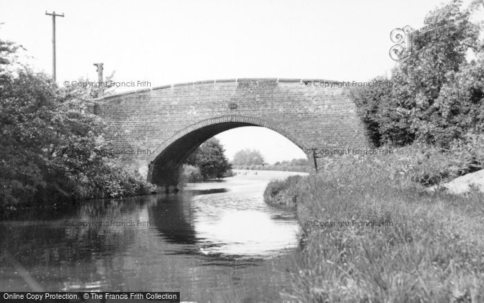 Photo of Handsacre, Canal Bridge, Tuppenhurst Lane c.1955