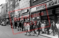 Busy Day On Parliament Row c.1965, Hanley
