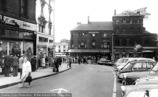 Photo of Hanley, Market Square c.1965