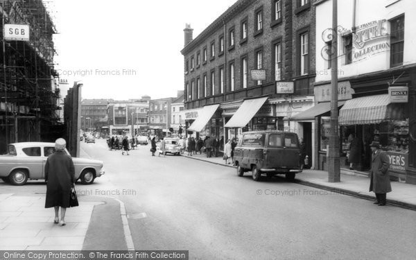 Photo of Hanley, Town Road c.1965