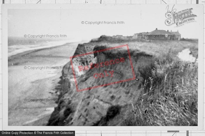 Photo of Happisburgh, Cliffs c.1950