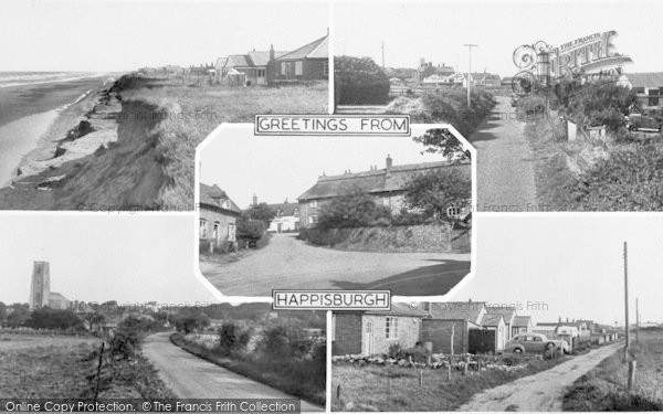 Photo of Happisburgh, Composite c.1955