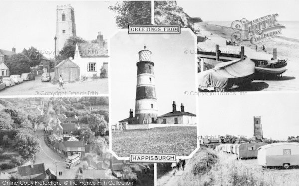 Photo of Happisburgh, Composite c.1960