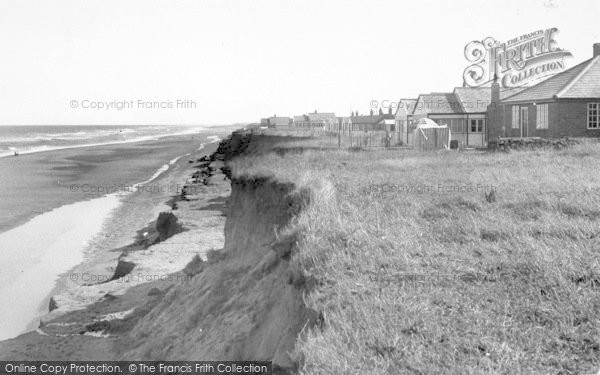 Photo of Happisburgh, Seaside Bungalows c.1955