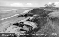 The Beach And Cliffs c.1955, Happisburgh