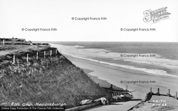 Photo of Happisburgh, The Gap c.1960