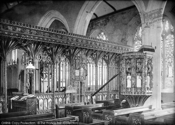 Photo of Harberton, Church Screen 1890