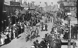 Coronation Celebrations, High Street 1911, Harborne